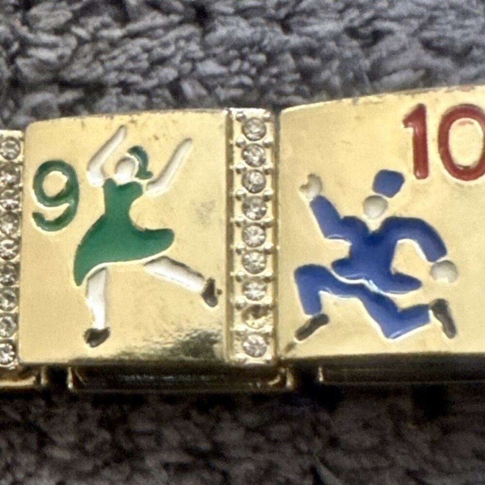 12 Days of Christmas Charm Bracelet Macy’s Holiday Enamel Swan Turtle Doves